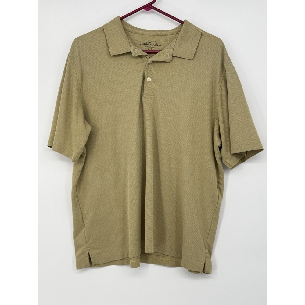Eddie Bauer Men's Polo Short Sleeve Large